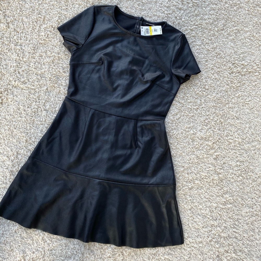 *NWT* Faux leather dress